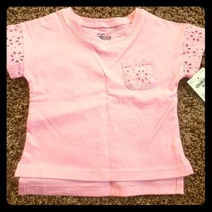 Oshkosh pink t shirt